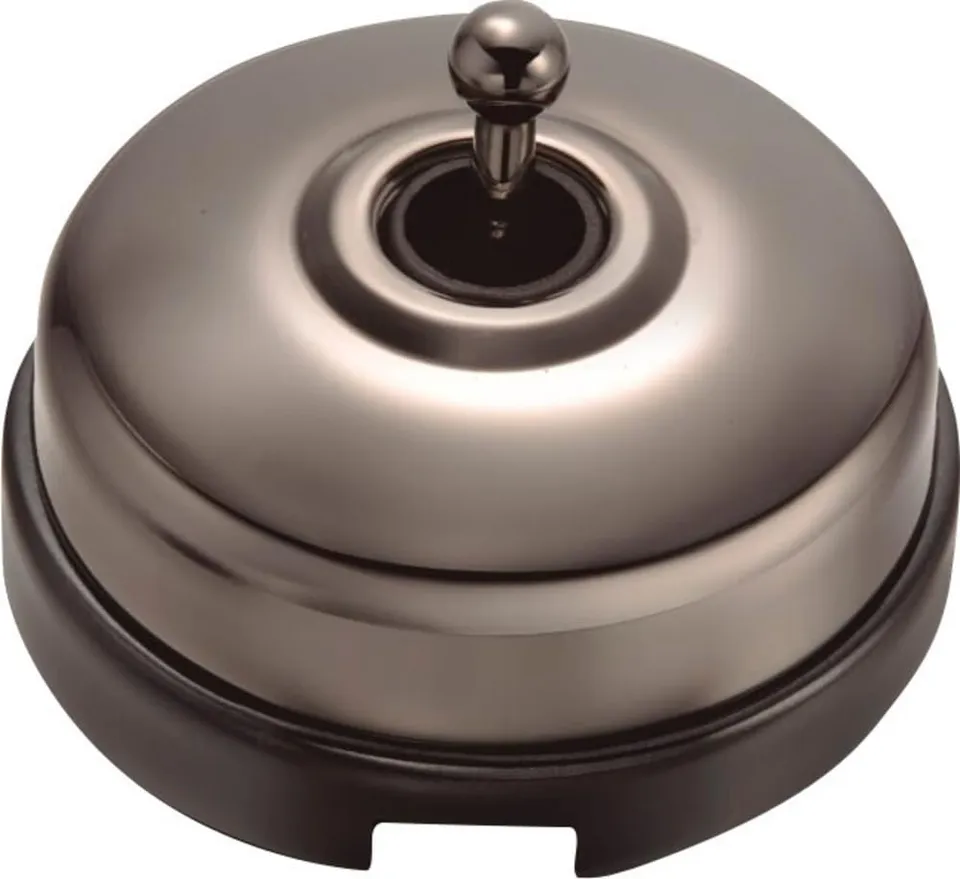 fontini-dimbler-interrupteur-va-et-vient-porcelaine-noire-coque-nickel-satin-sai image 1