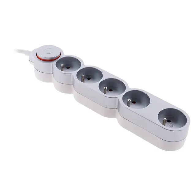 zenitech-bloc-home-5-prises-16a-2p-t-interrupteur-1-5m-silver-fiche-extraplate image 1