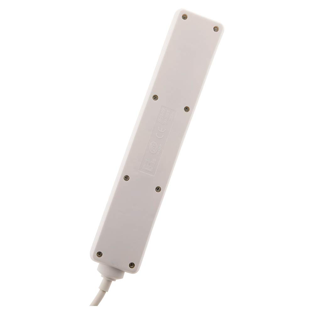 zenitech-multiprise-5-prises-16a-2p-t-interrupteur-lumineux-blanc image 4