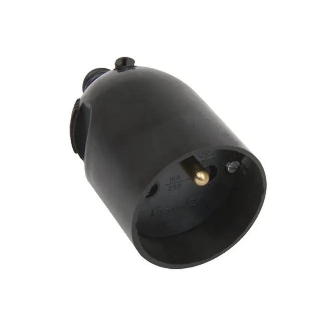 debflex-fiche-femelle-2p-t-16a-sortie-droite-clipse-noire image 1