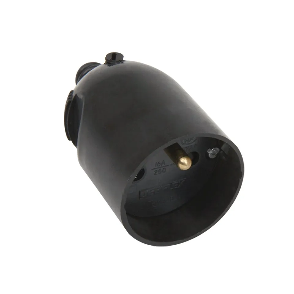 debflex-fiche-femelle-2p-t-16a-sortie-droite-clipse-noire image 1