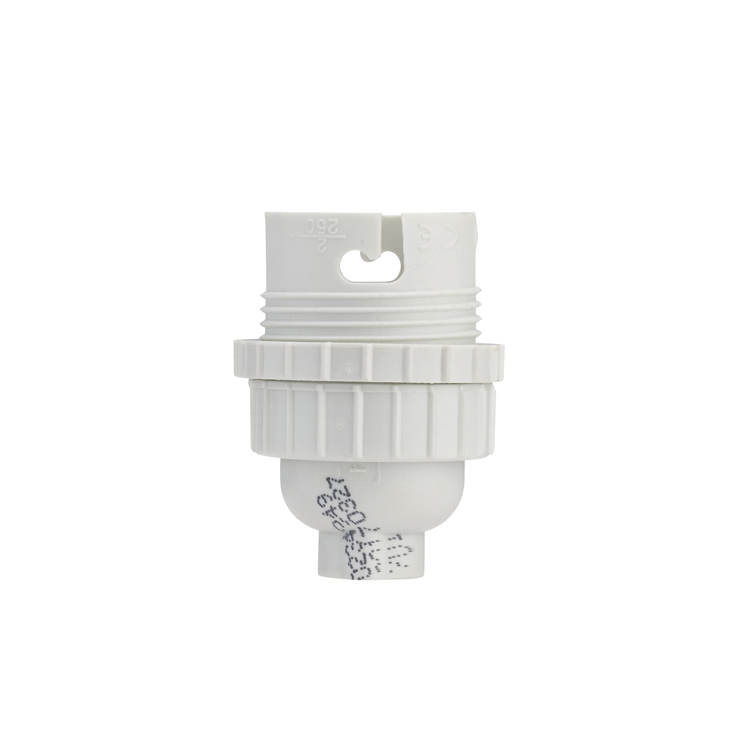debflex-douille-b22-nylon-double-bague-blanc-712030 image 2