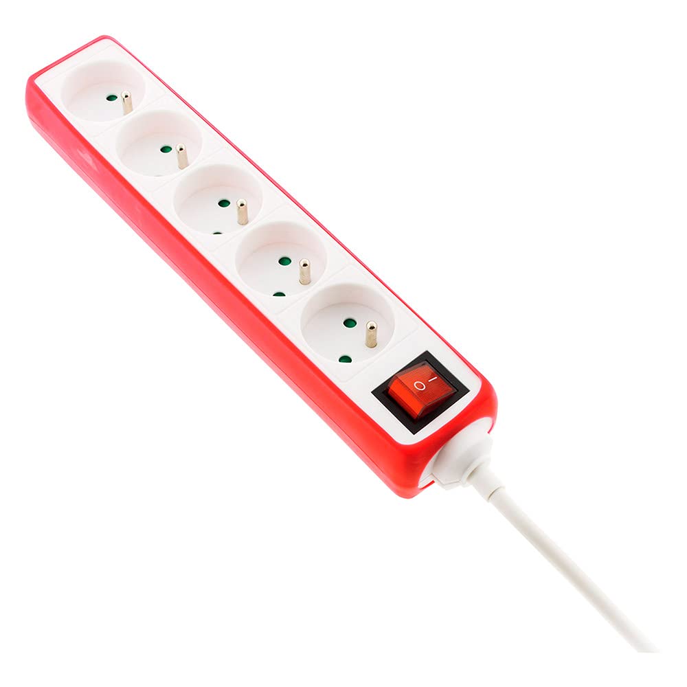 zenitech-multiprise-5x16a-2p-t-interrupteur-housse-silicone-1m-rouge image 4