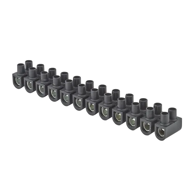 debflex-barrette-de-jonction-16mm-noir-borniers-vis image 1