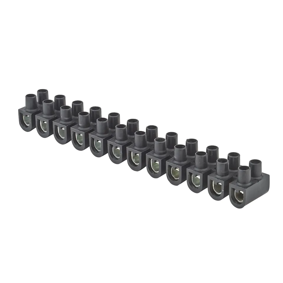 debflex-barrette-de-jonction-16mm-noir-borniers-vis image 1
