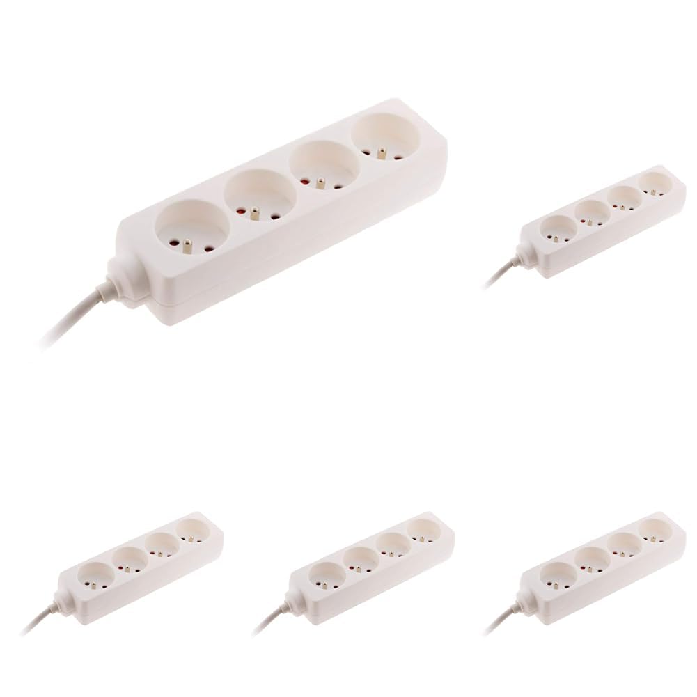 zenitech-bloc-multiprise-4-prises-2p-t-16a-blanc image 6