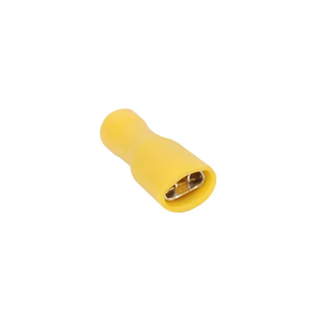 debflex-711048-clips-femelles-isol-s-jaunes-6-3x0-8-mm-sachet-de-10 image 1