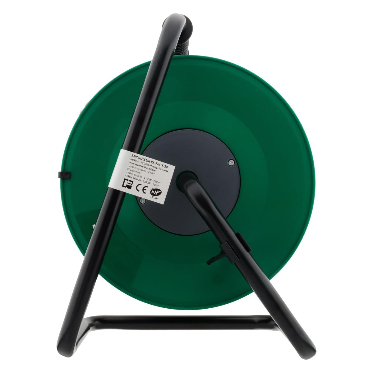 zenitech-enrouleur-jardin-vide-pr-c-bl-3g1-5mm-coupe-circuit-noir image 3