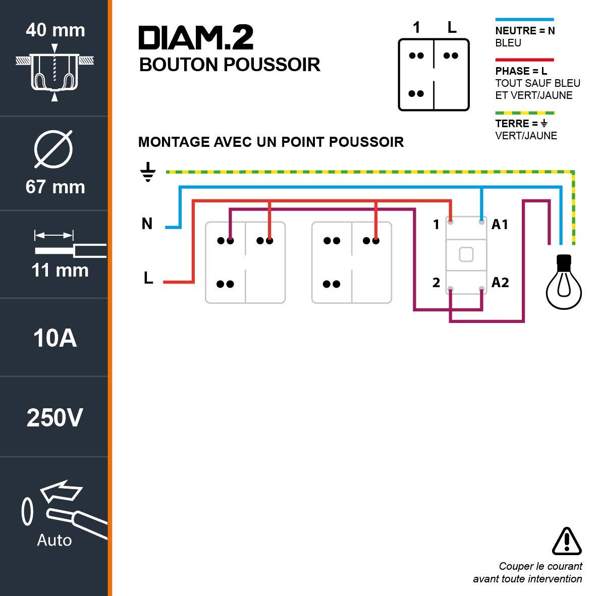 debflex-diam2-poussoir-10a-250v-argent-nf image 6