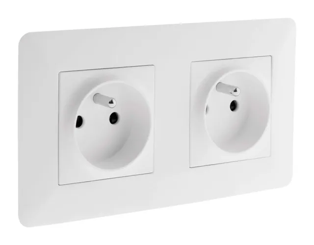 zenitech-artezo-prise-double-16a-encastr-e-blanc image 1