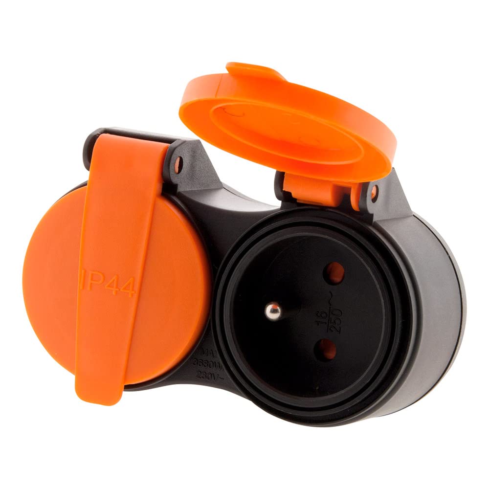 zenitech-bliplite-ext-rieur-tanche-ip44-2p-t-avec-accroche-orange image 1