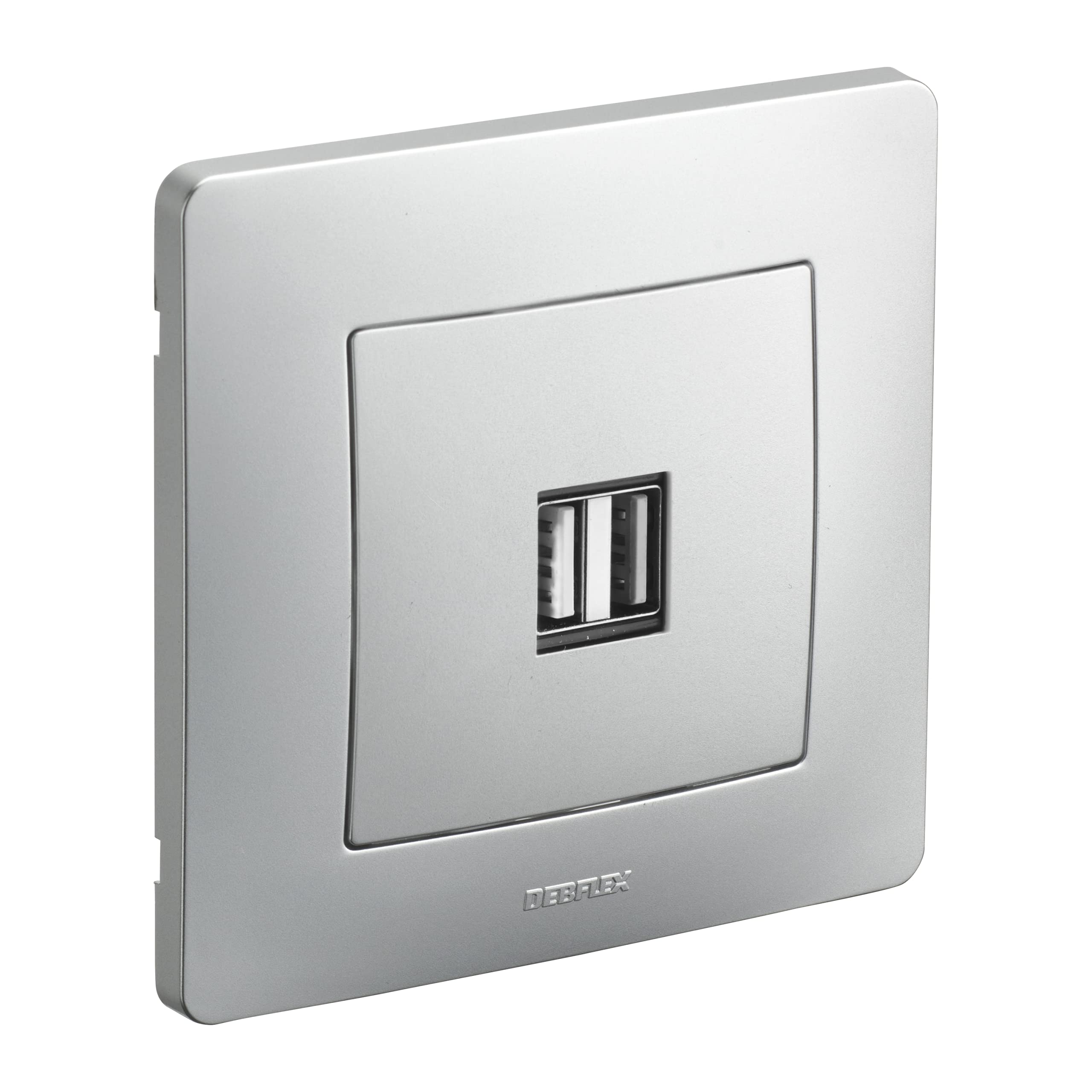 debflex-caly-prise-usb-double-alu-749526 image 1