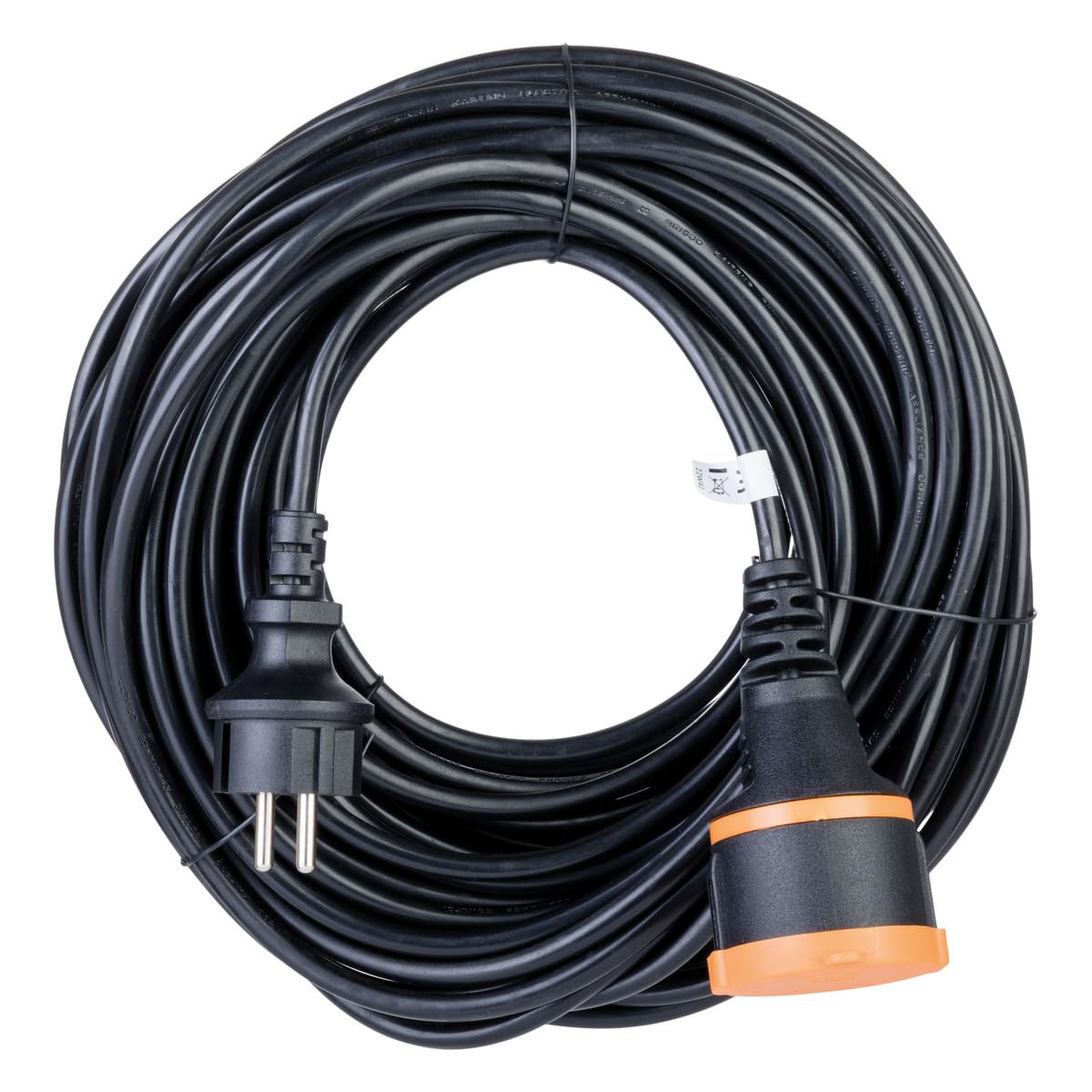 zenitech-rallonge-tanche-ip44-25-m-h05vv-f-2x1-5-mm-orange-avec-clip image 2