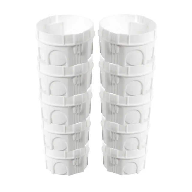 debflex-bo-te-pour-appareillage-griffe-67x40-mm-blanc-lot-de-10-ma-onnerie image 1