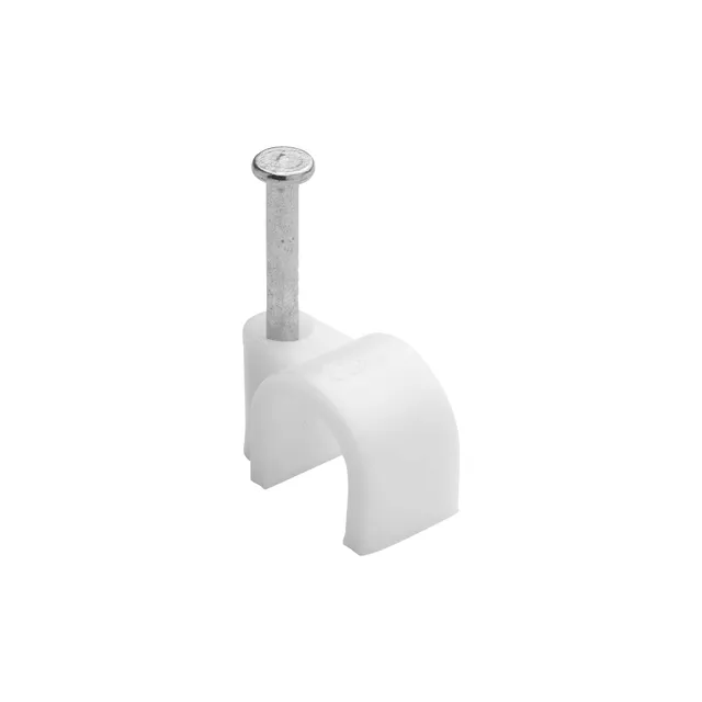 debflex-clips-serre-c-bles-cavalier-8-9-mm-blanc-lot-de-100 image 1