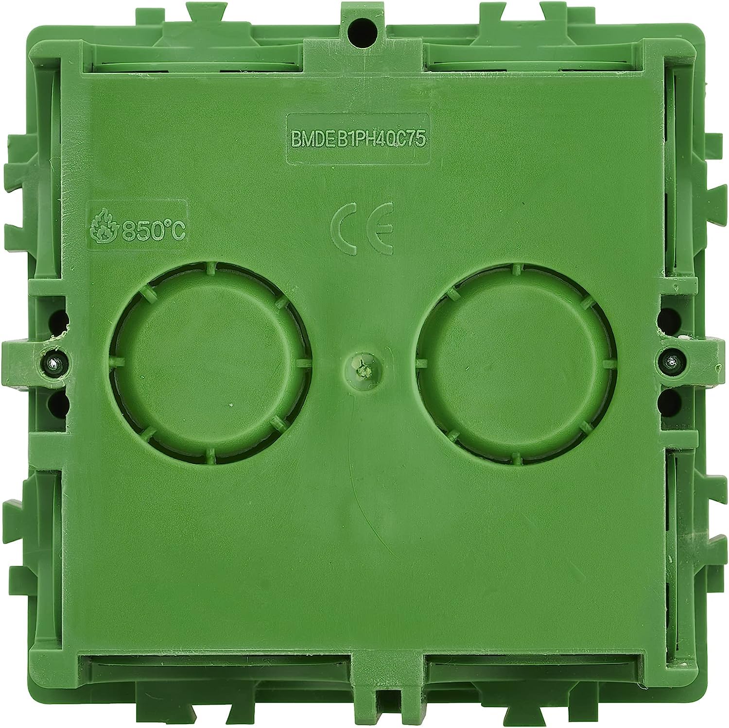 debflex-bo-te-pour-appareillage-1-poste-ma-onnerie-75x75mm-prof-40mm-verte image 3