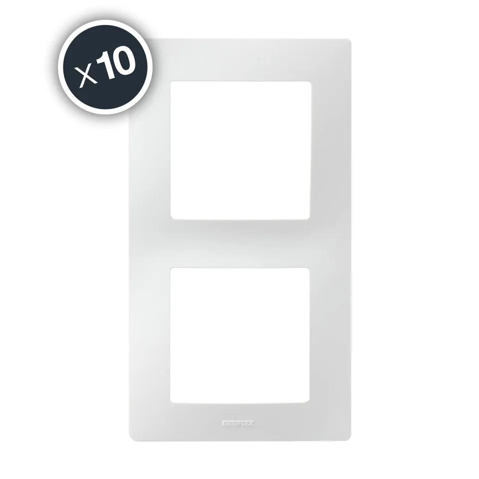 debflex-caly-plaque-2-postes-horizontale-verticale-801011-lot-de-10 image 1