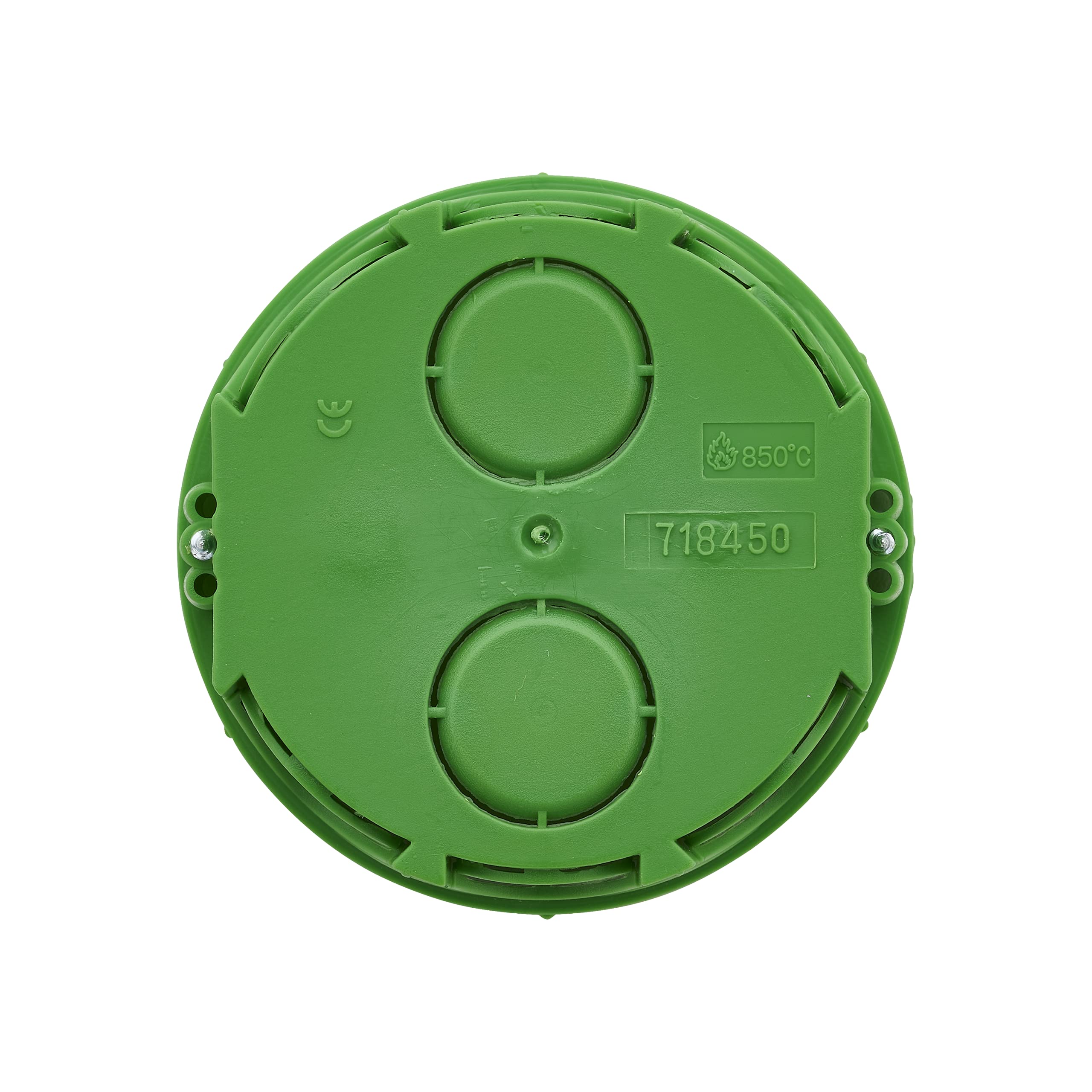 debflex-bo-te-de-d-rivation-ronde-encastrable-d67x30-mm-verte-s-film-griffes-ou- image 4