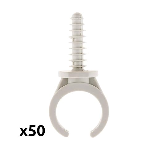 zenitech-lot-de-50-clips-avec-chevilles-16mm-gris-fixation-c-bles-et-gaines image 8