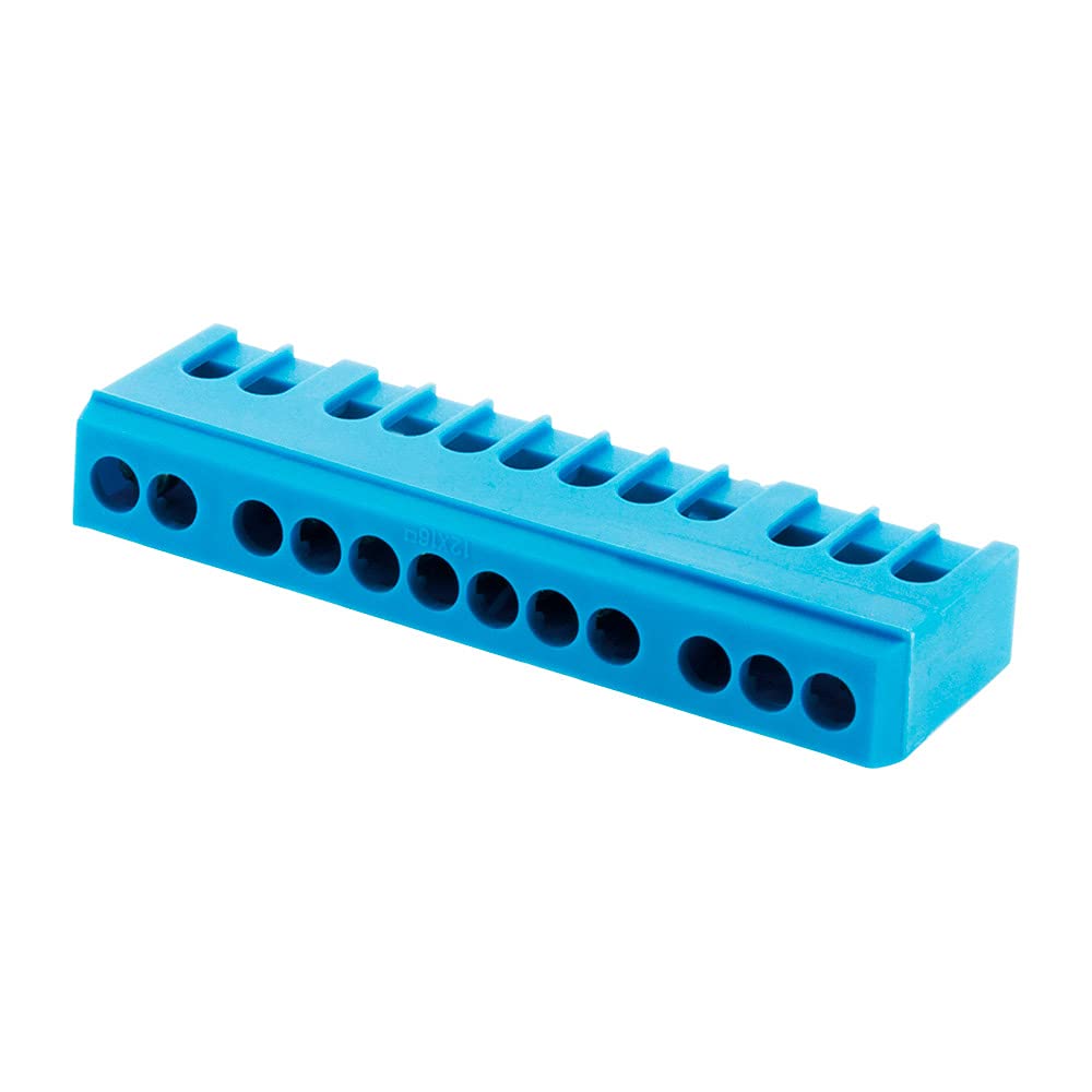 zenitech-bornier-de-terre-12-modules-bleu-rail-din-16mm image 4
