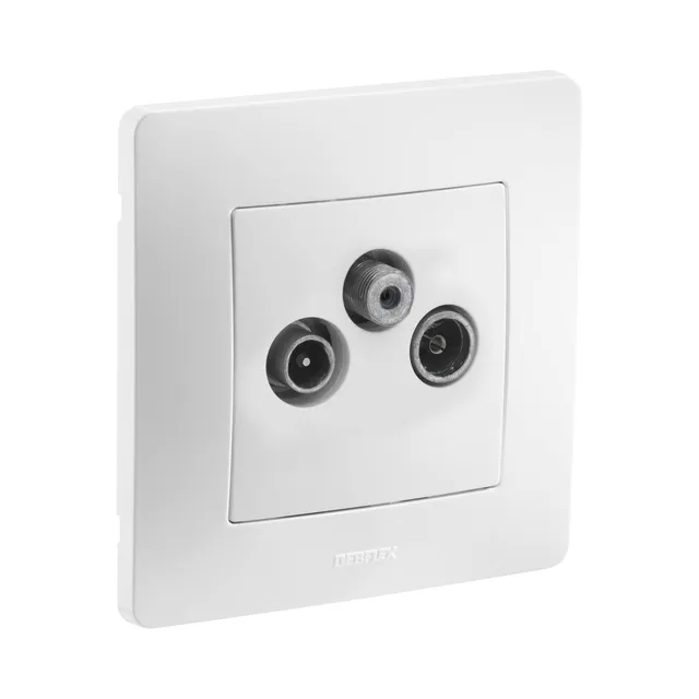 debflex-caly-749533-prise-tv-fm-sat-encastr-e-blanche-85x85x37-mm image 1