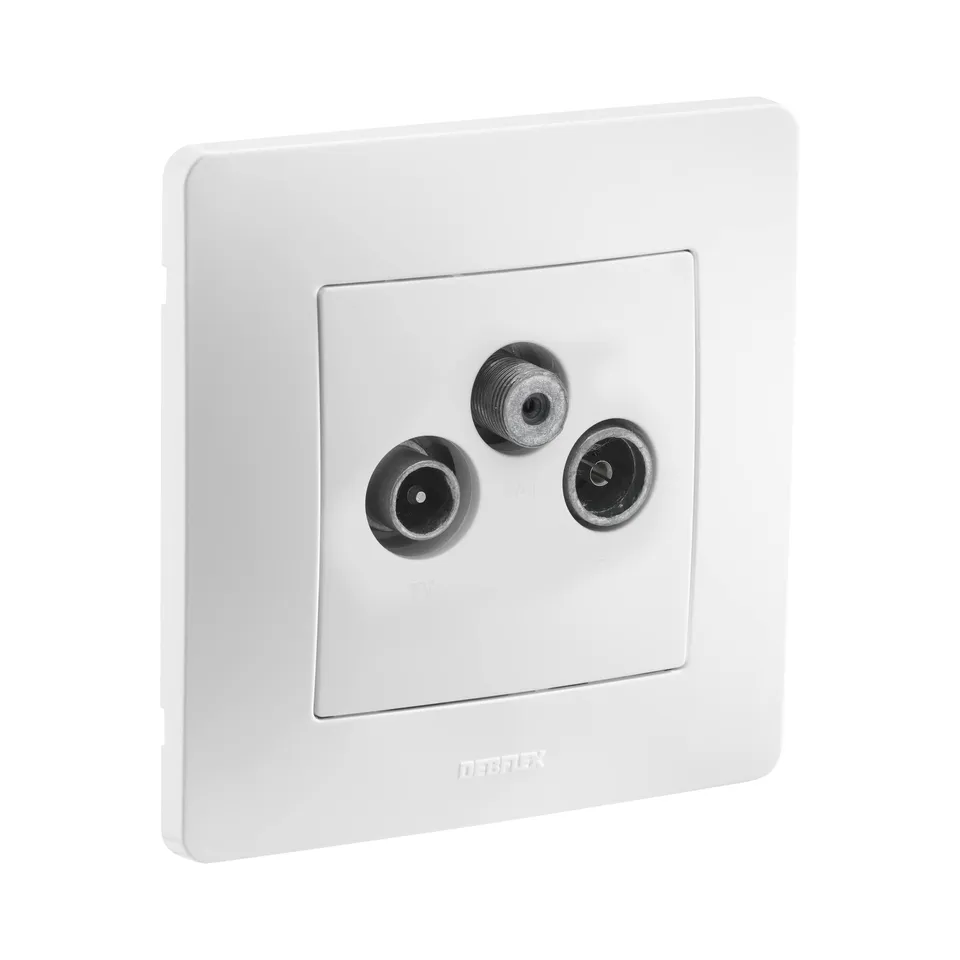 debflex-caly-749533-prise-tv-fm-sat-encastr-e-blanche-85x85x37-mm image 1