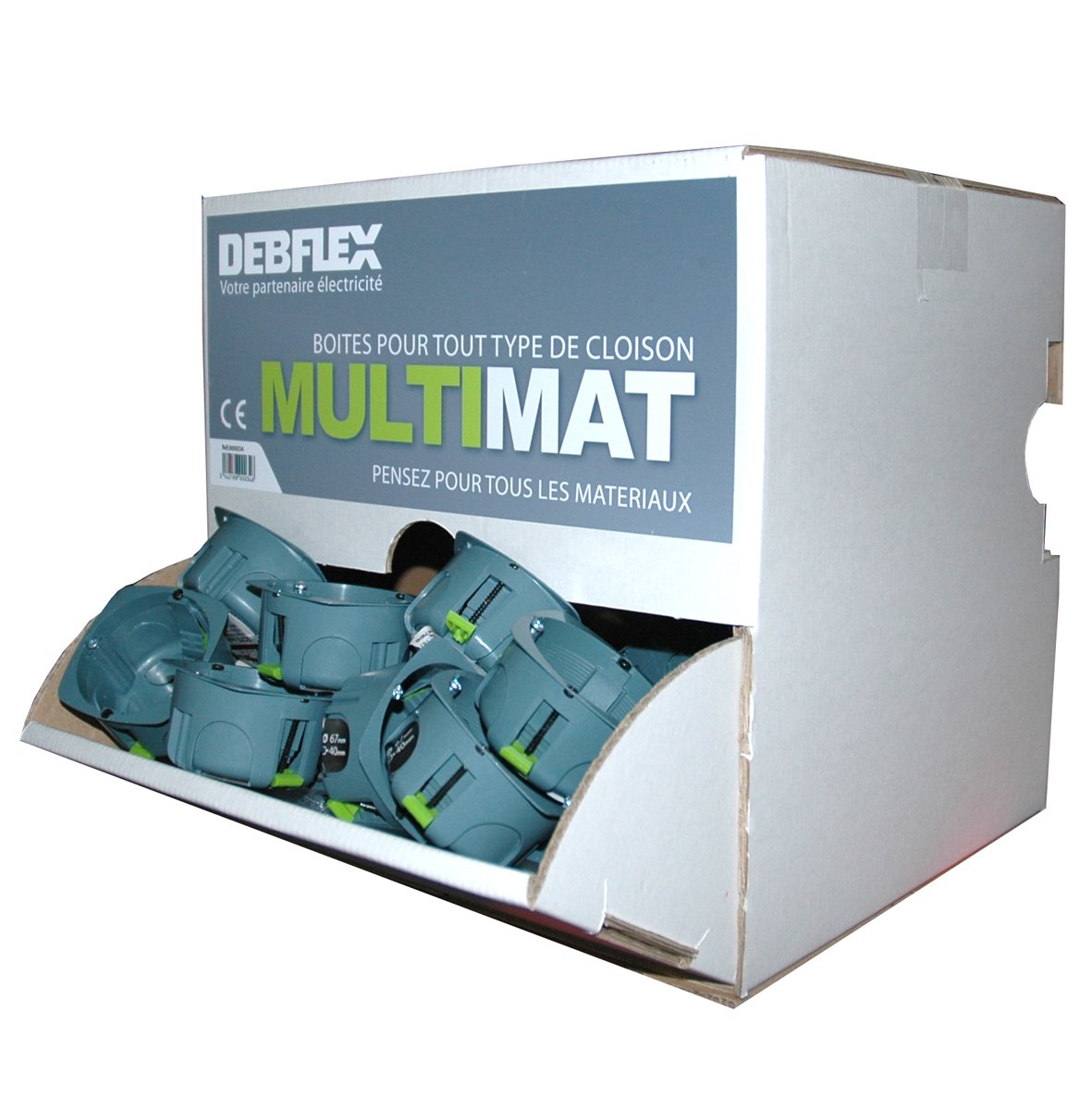 debflex-800030-1-2-silo-de-100-bo-tes-d-appareillage-multimat-riaux-d67-x-40-mm image 1