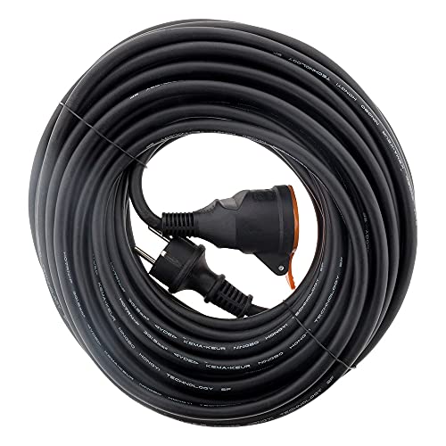 zenitech-rallonge-tanche-2p-h05vv-f-2x1-5mm-40m-orange-avec-clip image 4