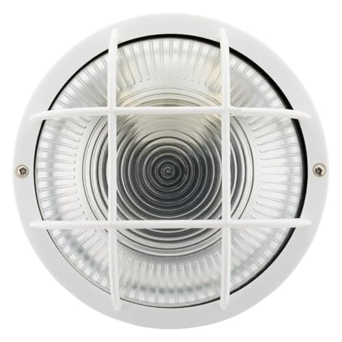 zenitech-hublot-rond-60w-avec-grille-ip44-e27-blanc-classe-ii image 6