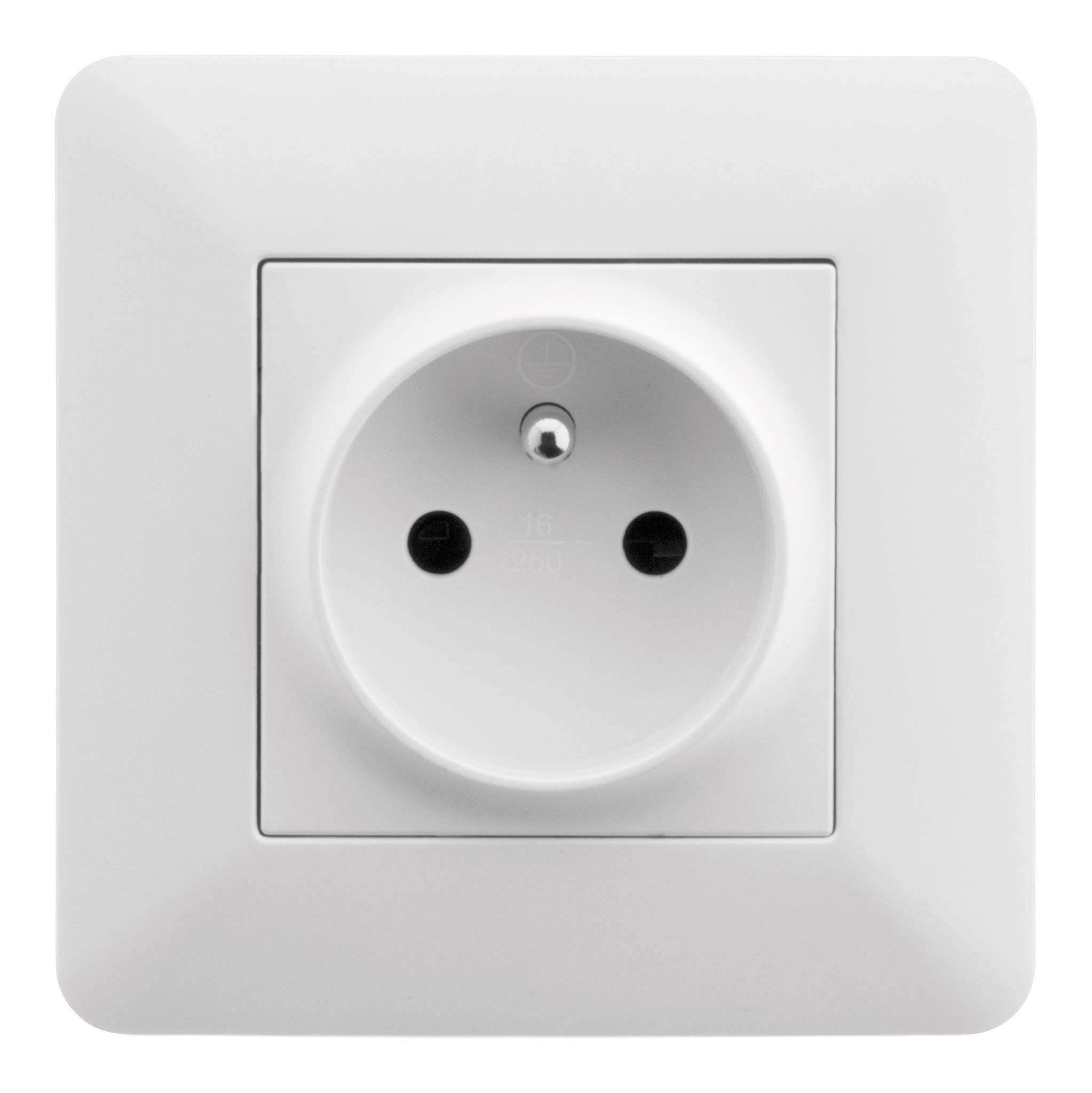 zenitech-artezo-prise-simple-encastrable-16a-2p-t-blanc image 2