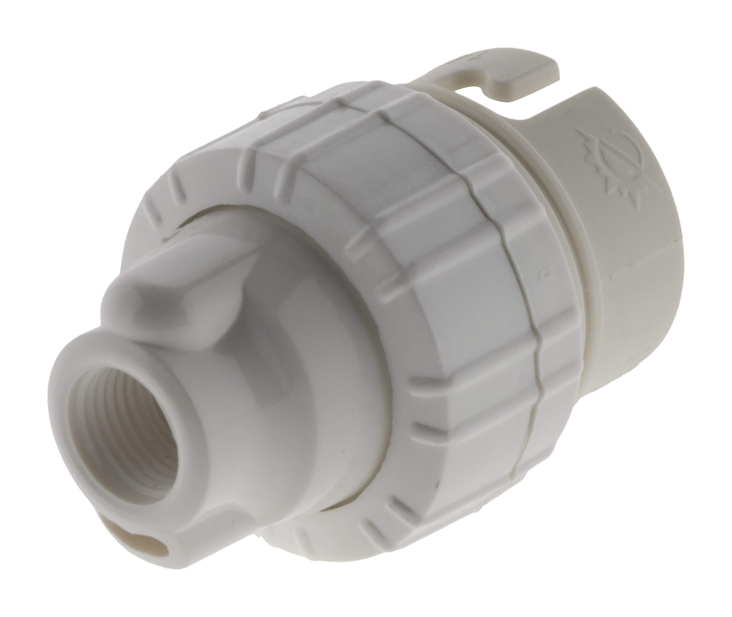 zenitech-lot-de-3-douilles-b22-nylon-avec-bague-blanc image 4