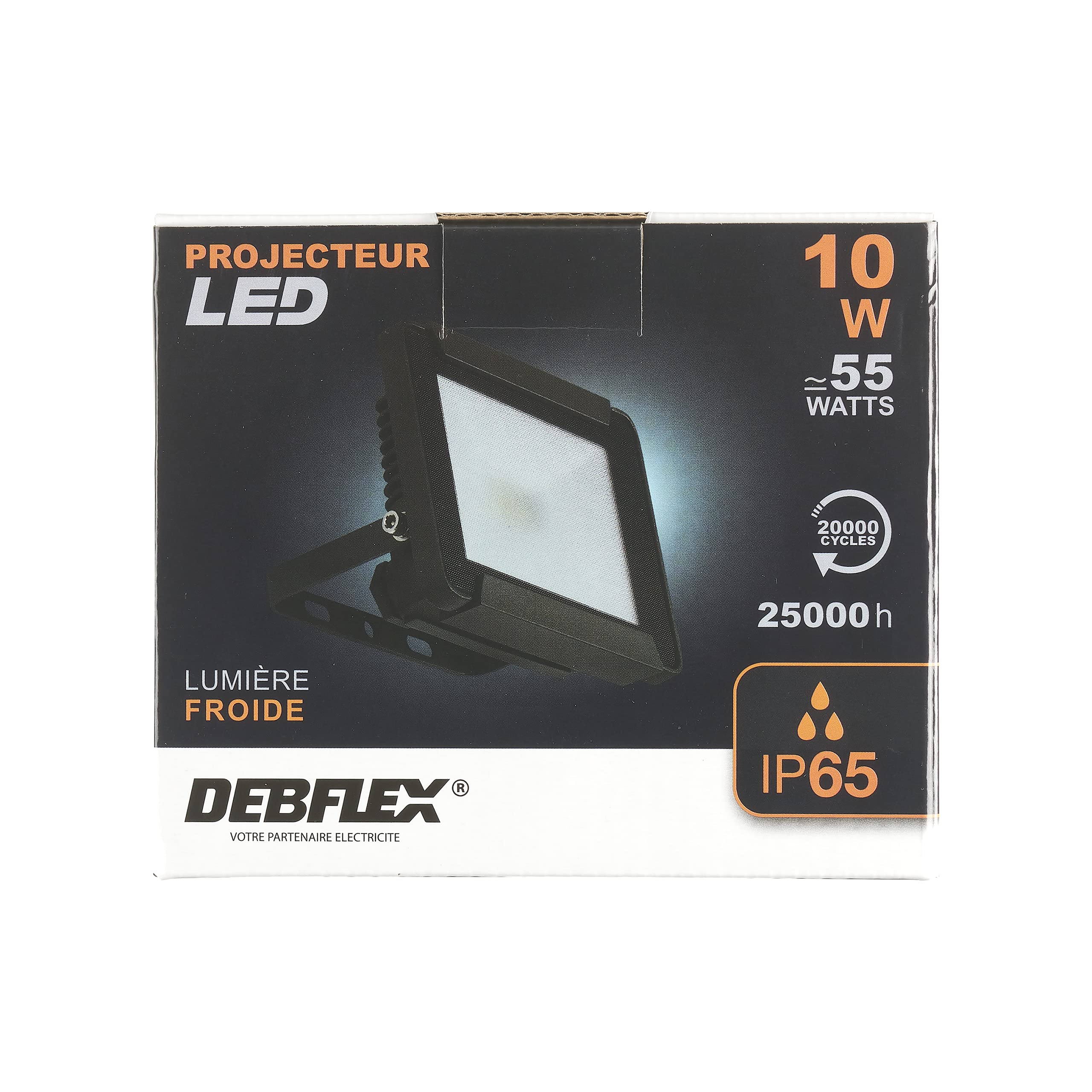 debflex-600044-projecteur-led-ext-rieur-avec-d-tecteur-10w-800lm-6400k-ip65 image 8