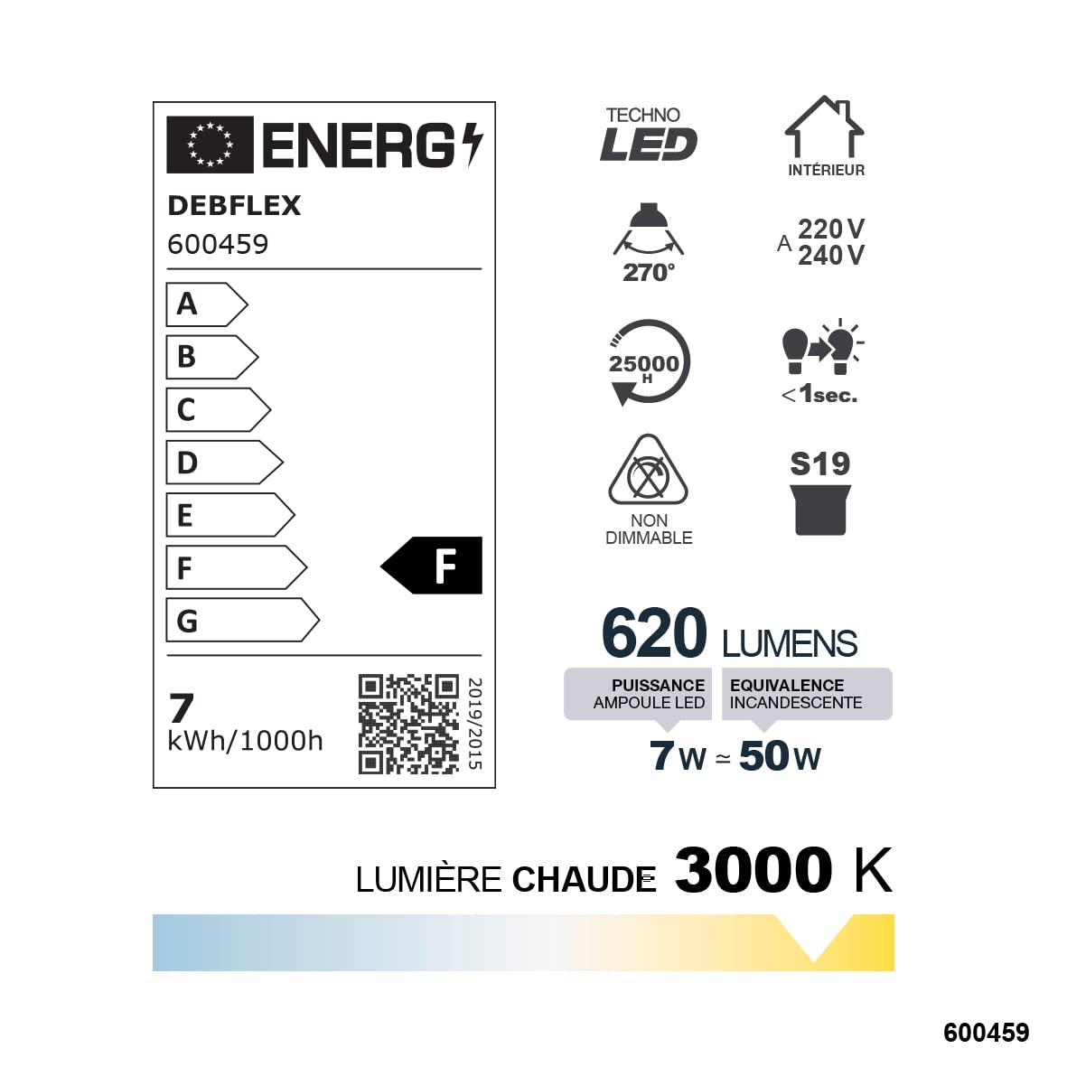 debflex-600459-tube-linolite-s19-led-3000k-tube-d-co-encastrable image 2