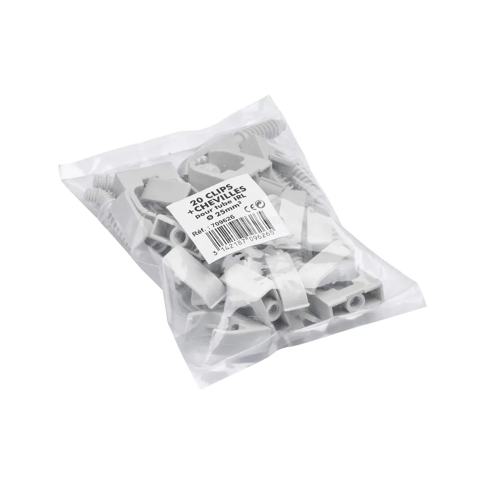 debflex-709626-20-clips-25mm-chevilles-gris-fixation image 1