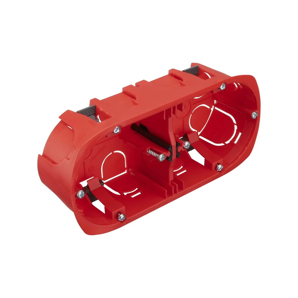 debflex-bo-te-de-d-rivation-2-postes-horizontaux-prof-40-mm-diam-67-mm image 1
