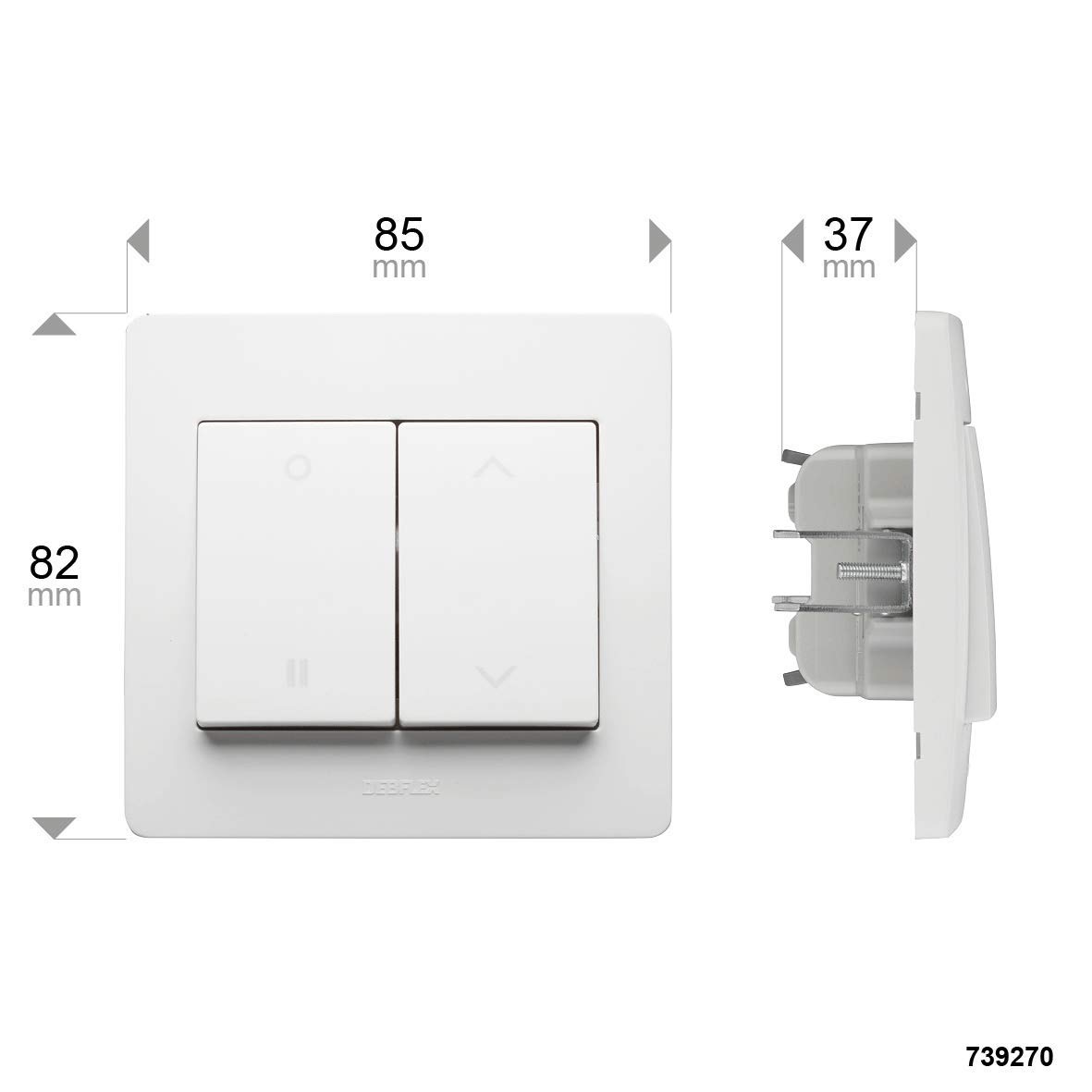 debflex-diam2-m-canisme-commande-volet-roulant-blanc-739270 image 6