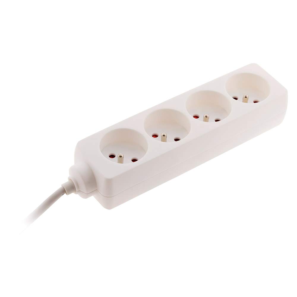 zenitech-bloc-multiprise-4-prises-2p-t-16a-blanc image 1
