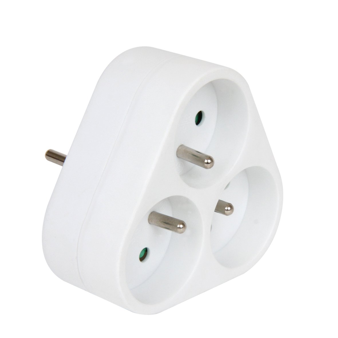 debflex-rallonge-multiprise-triplette-2p-t-10-16a-triangle-blanc-714760 image 1