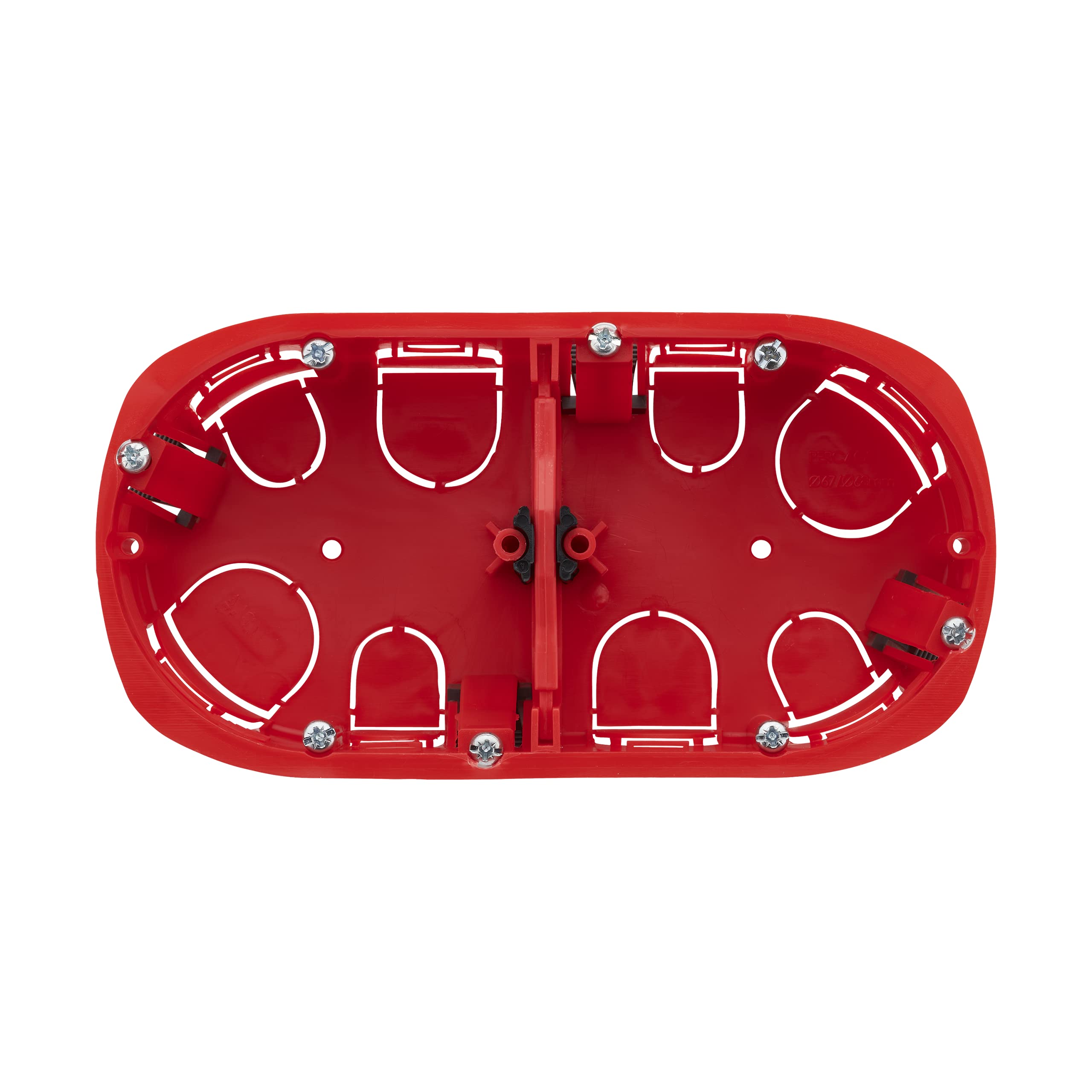 debflex-bo-te-de-d-rivation-2-postes-diam-67mm-h-40mm-rouge image 2