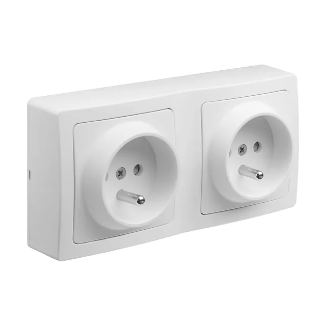 debflex-blok-double-prise-murale-saillie-blanche image 1