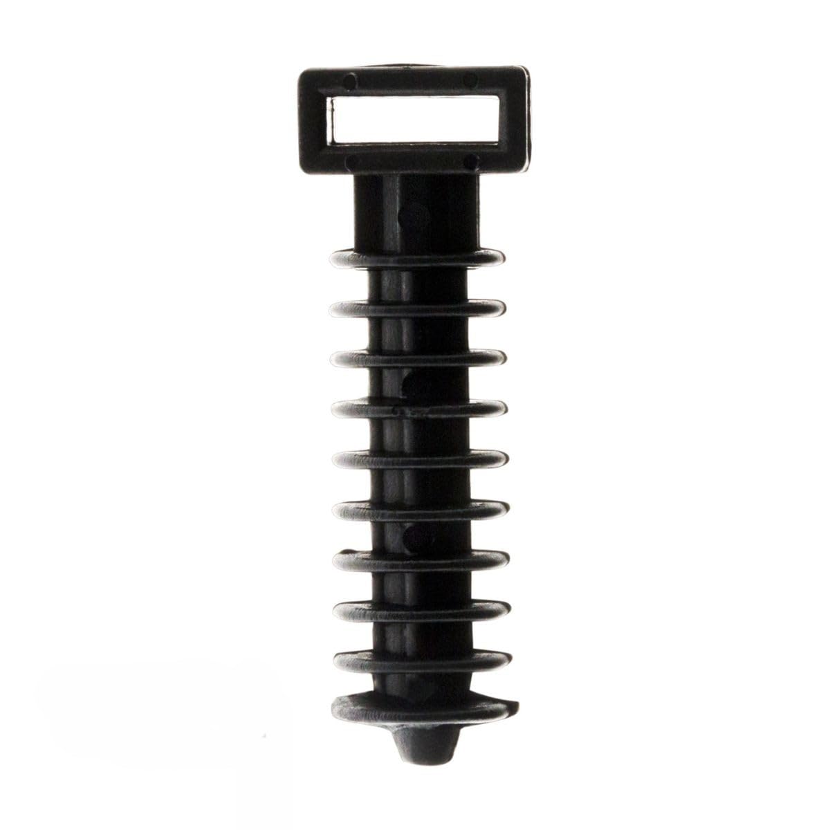zenitech-lot-de-100-embases-noires-pour-chevilles-et-colliers image 1