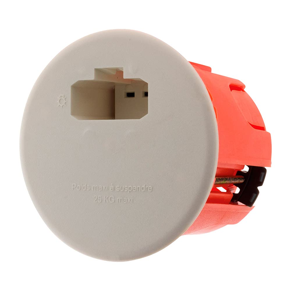 zenitech-kit-dcl-point-de-centre-placo-e27-rouge image 3