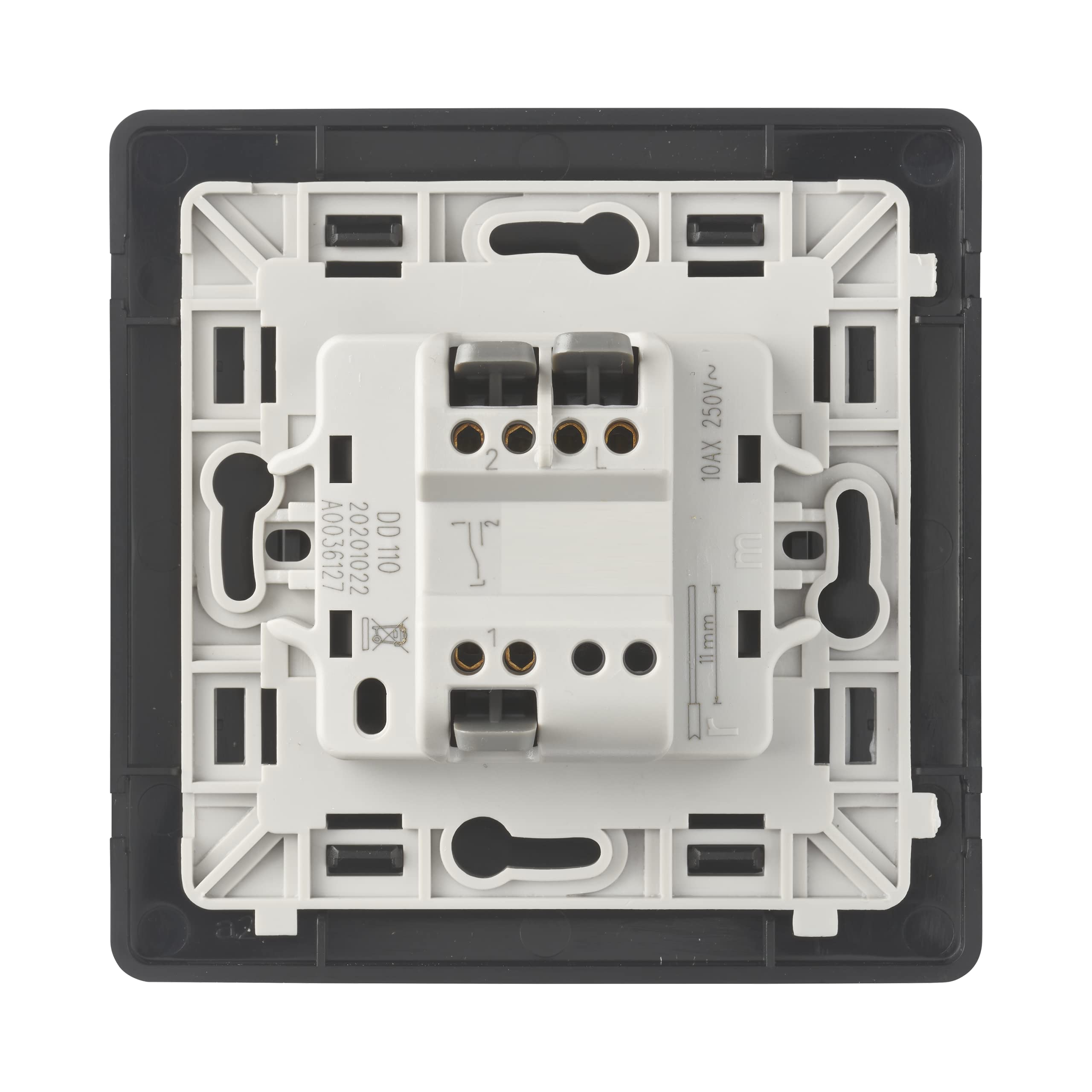 debflex-caly-interrupteur-va-et-vient-encast-noir-71mm image 3