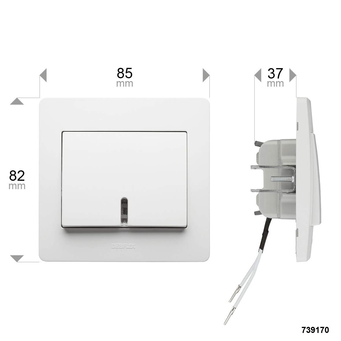 debflex-739170-bouton-poussoir-avec-voyant-blanc-gamme-diam2 image 6
