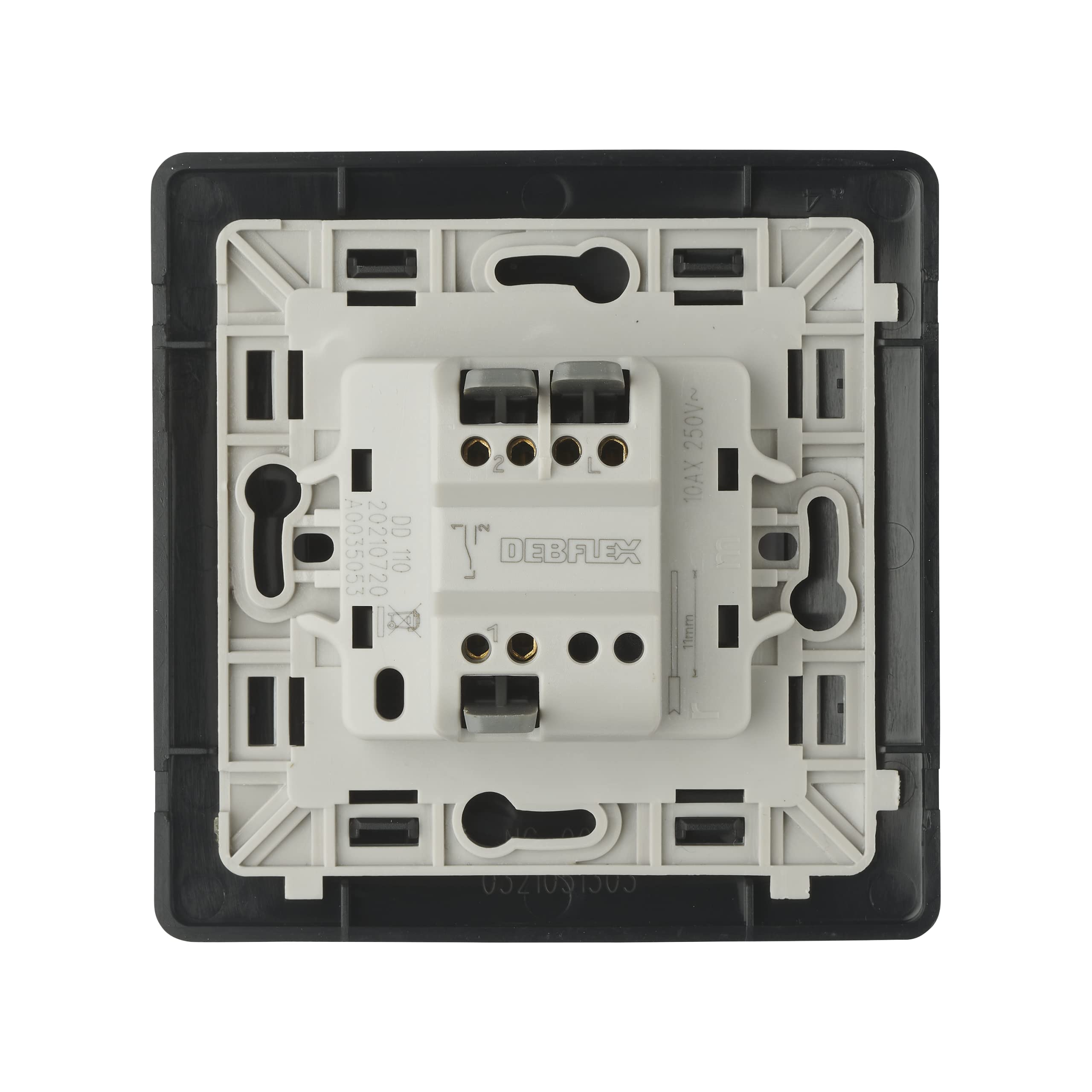 debflex-caly-interrupteur-va-et-vient-encast-noir-71mm image 4