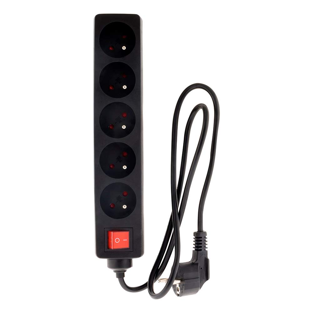 zenitech-bloc-multiprise-5-prises-16a-2p-t-avec-interrupteur-noir image 3