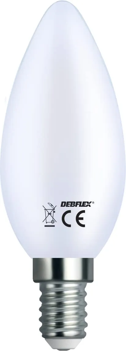 debflex-emeraude-ampoule-led-c35-e14-4w-verre-d-poli-4000k-blanc-neutre image 1