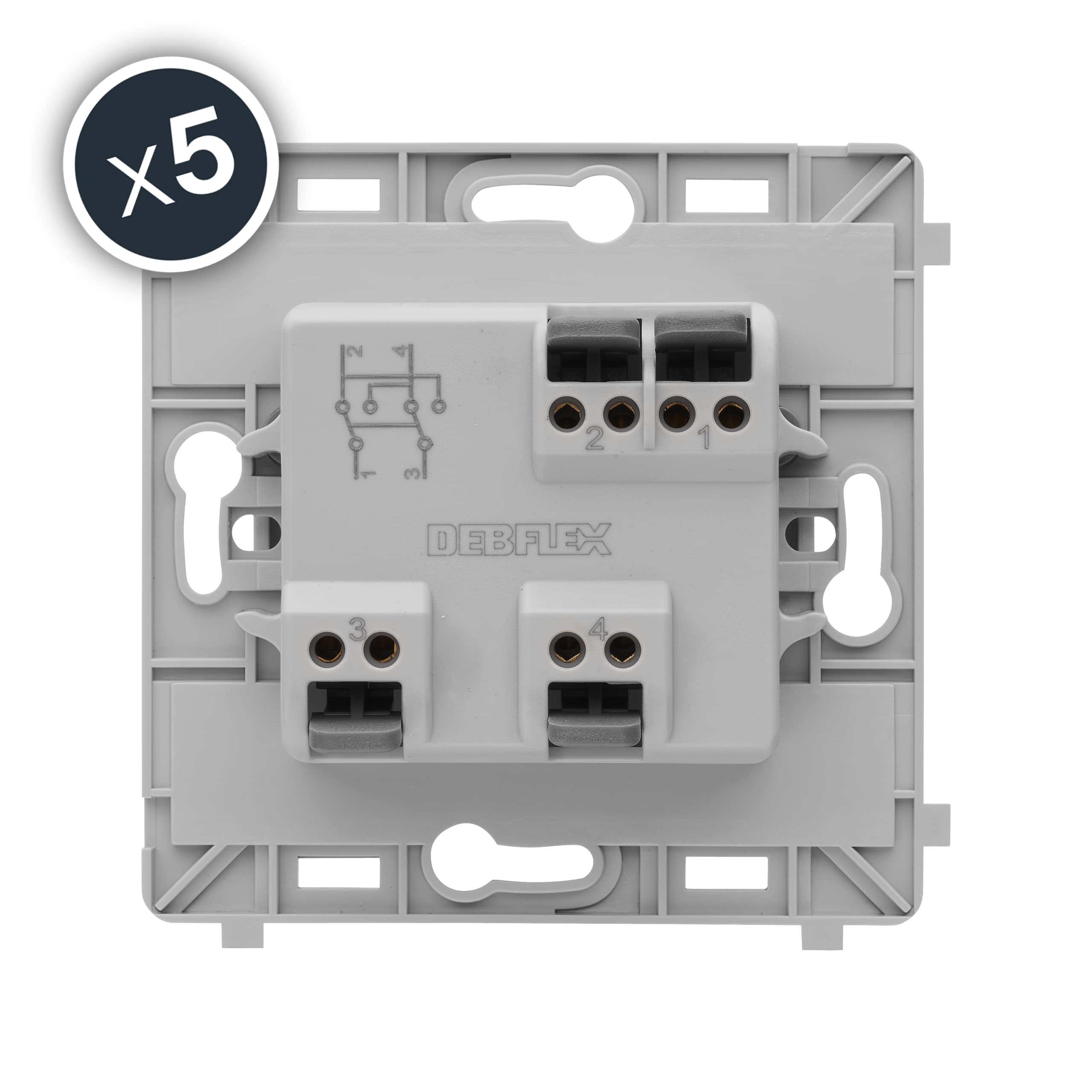 debflex-caly-m-canisme-permutateur-blanc-bo-te-de-5 image 3