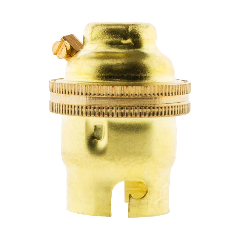 zenitech-douille-b22-laiton-bague-simple-avec-borne-de-terre image 2