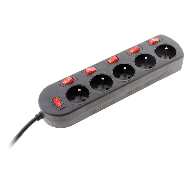 zenitech-bloc-sono-5-prises-16a-2p-t-6-interrupteurs-3m image 1